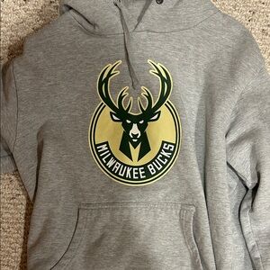 Milwaukee Bucks Gray Hoodie